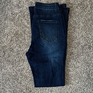 Dark Blue Flare Jeans